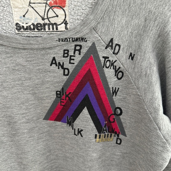 Free City Superman Limited Sweatshirt Size S - Picture 4 of 9